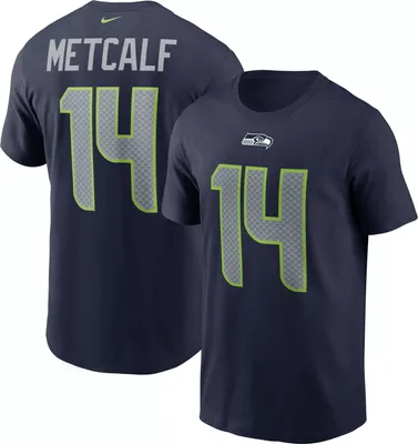 Nike Men's Seattle Seahawks D.K. Metcalf #14 Legend Navy T-Shirt