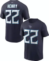 Nike Men's Tennessee Titans Derrick Henry #22 College Navy T-Shirt