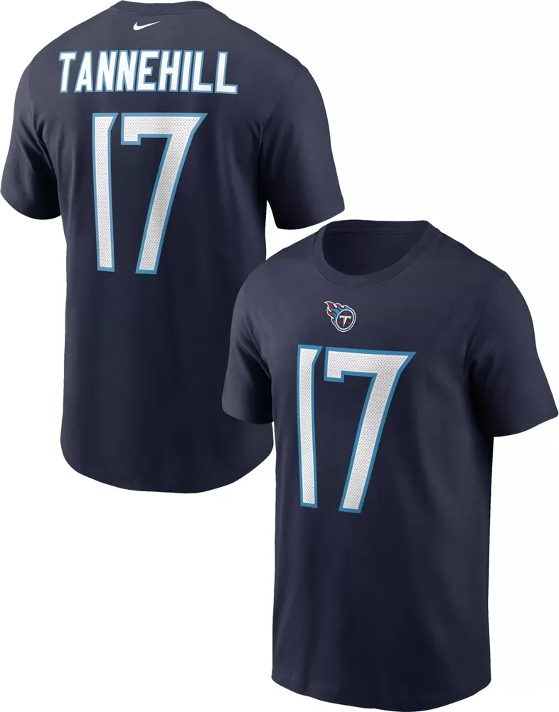 Nike Men's Tennessee Titans Ryan Tannehill #17 College Navy T-Shirt