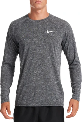 Nike Men's Heathered Long Sleeve Rash Guard