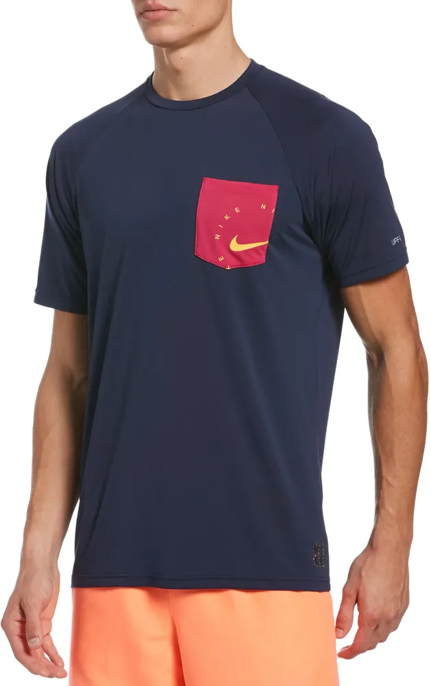 Nike Swim Men's Logo Short Sleeve Hydroguard