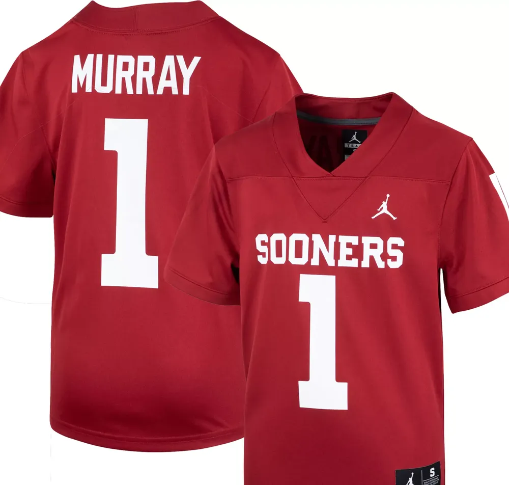 Nike Youth Kyle Murray Oklahoma Sooners #1 Crimson Replica Football Jersey