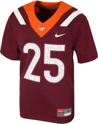 Nike Youth Virginia Tech Hokies Maroon Replica Football Jersey