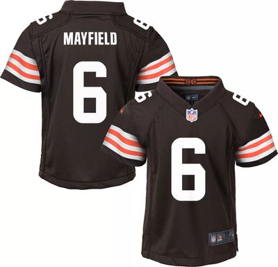 : NFL Toddler Team Color Name and Number Home Player Jersey  (Baker Mayfield Cleveland Browns Home Brown New, 2T) : Sports & Outdoors