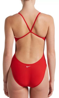 Nike Women's Swim Guard Cut Out One-Piece Swimsuit