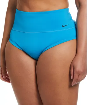 Nike Women's Plus Essential High Waist Banded Swim Bottoms
