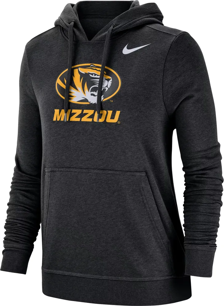 Nike Women's Missouri Tigers Club Fleece Pullover Black Hoodie