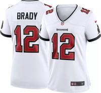 Grey Nike NFL Tampa Bay Buccaneers Brady #12 Jersey