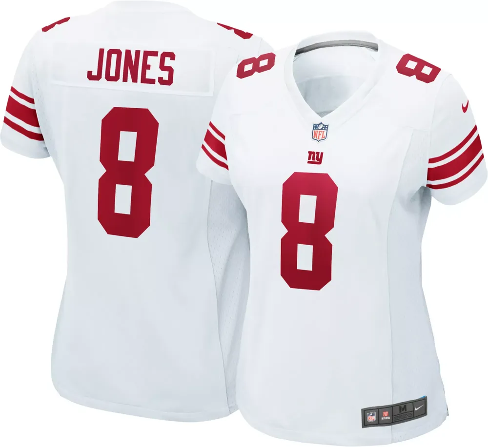 Nike Women's New York Giants Daniel Jones #8 White Game Jersey