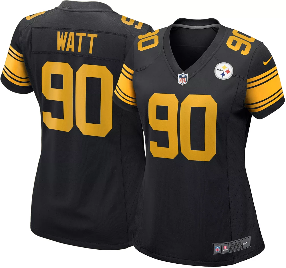 Nike Women's Pittsburgh Steelers T.J. Watt #90 Black Game Jersey