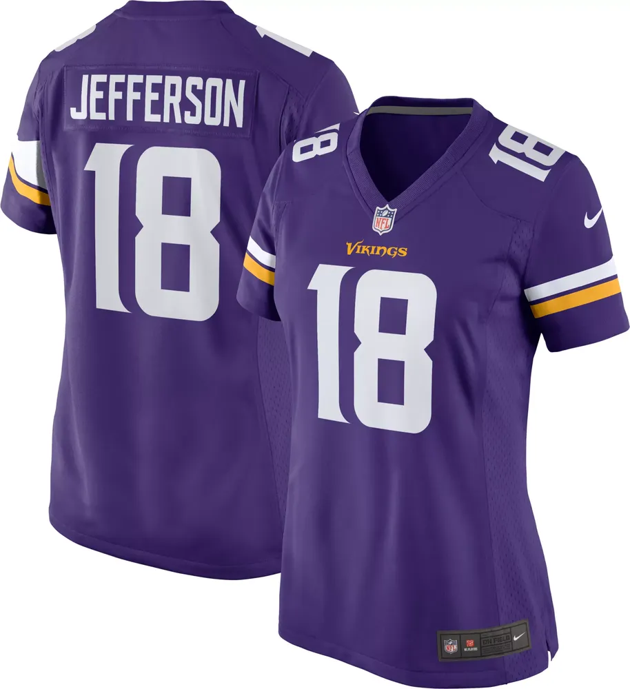 Nike Women's Minnesota Vikings Justin Jefferson #18 Purple Game Jersey