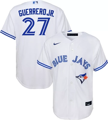 Nike Youth Replica Toronto Blue Jays Vladimir Guerrero Jr #27 Cool Base White Jersey