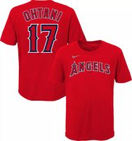 Dick's Sporting Goods Nike Youth Los Angeles Angels Shohei Ohtani #17 Red T- Shirt