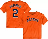 Alex Bregman Houston Astros Nike Name & Number T-Shirt - Orange