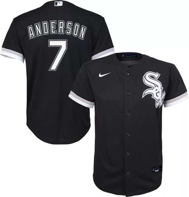 Nike Youth Chicago White Sox Tim Anderson #7 Black T-Shirt