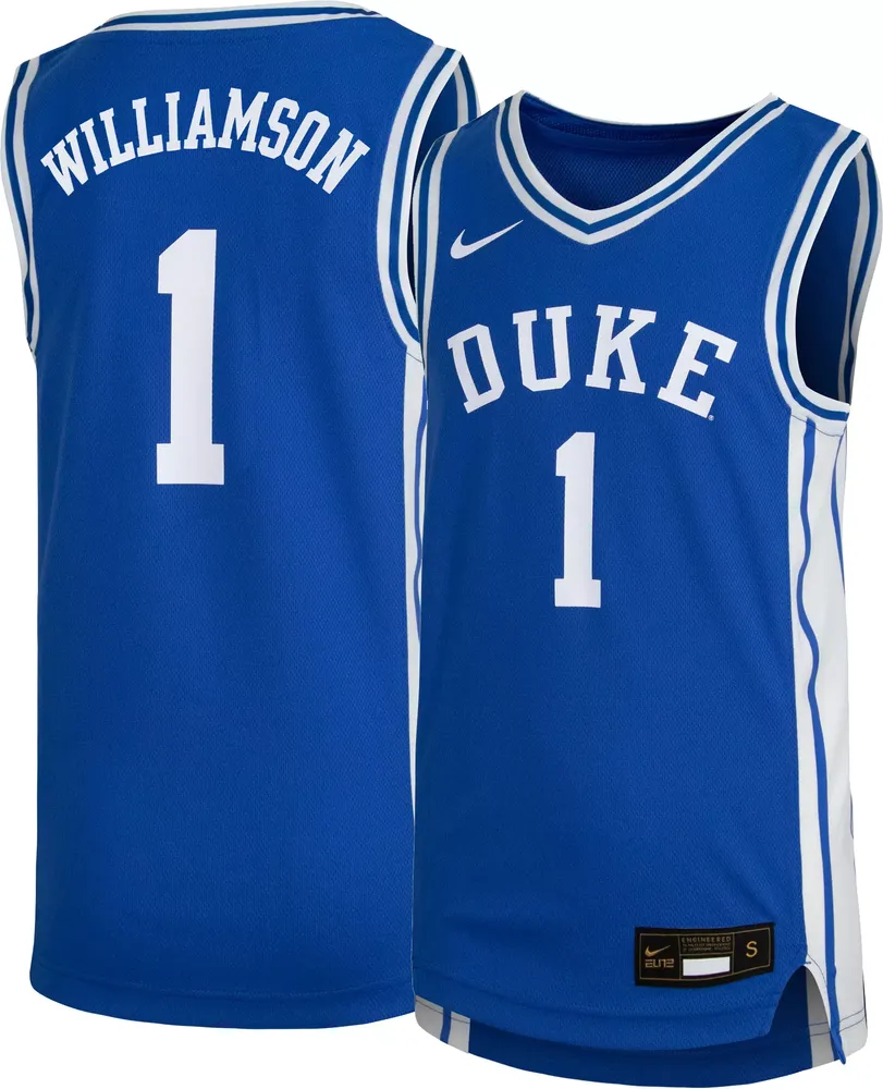 Nike Youth Zion Williamson Duke Blue Devils #1 Replica Basketball Jersey