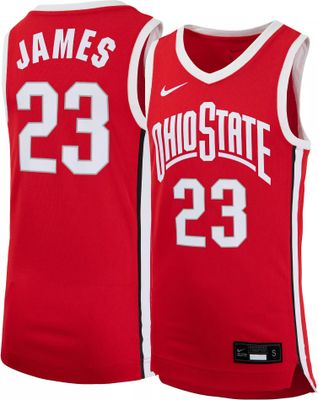 Nike Youth LeBron James Ohio State Buckeyes #23 Scarlet Replica Basketball Jersey