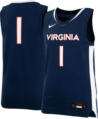 Nike Youth Virginia Cavaliers #1 Blue Replica Basketball Jersey
