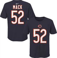 NFL Team Apparel Youth Chicago Bears Navy Team Logo T-Shirt