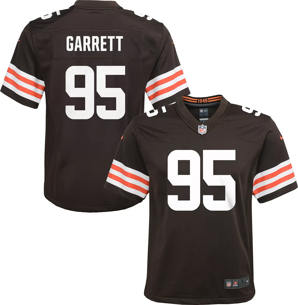 Nike Youth Cleveland Browns Myles Garrett #95 Brown Game Jersey