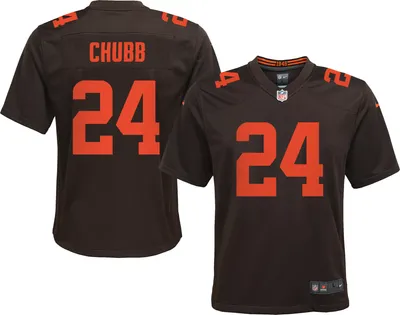 Nike Youth Cleveland Browns Nick Chubb #24 Brown Game Jersey