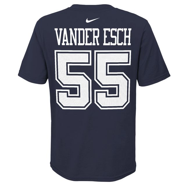 Dallas Cowboys Men's Leighton Vander Esch #55 Navy T-Shirt