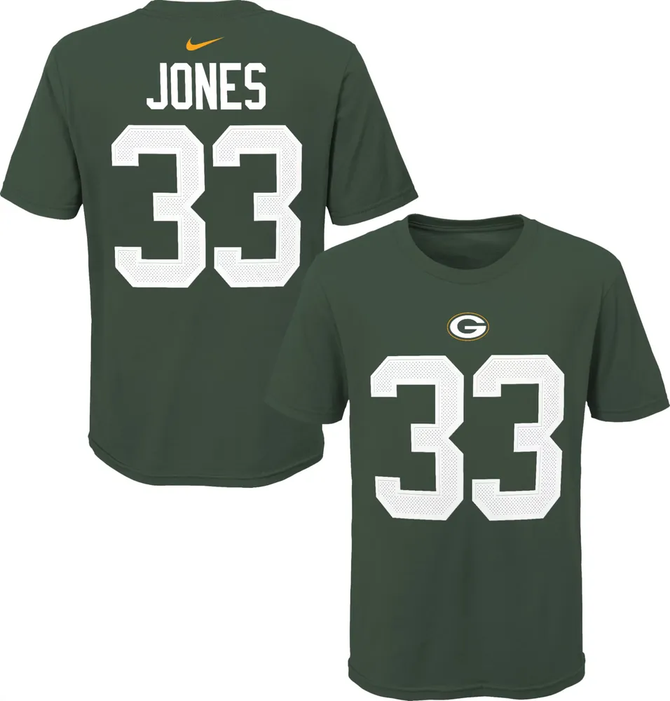 NFL Team Apparel Youth Green Bay Packers Aaron Jones #85 Player T-Shirt