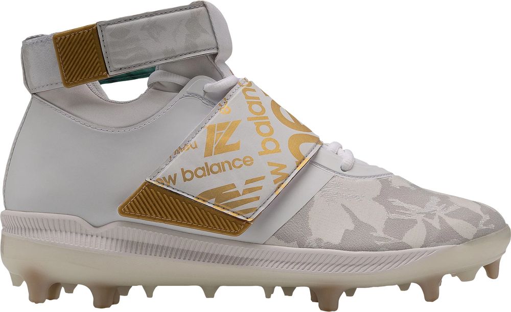 Adidas Adidas Men's Icon 6 Bounce Metal Baseball Cleats- Black/Athletic Gold