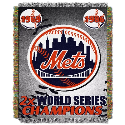 TheNorthwest New York Mets 48'' x 60'' Commemorative Woven Throw