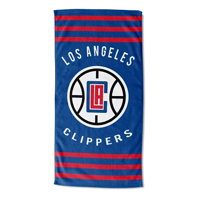 TheNorthwest Los Angeles Clippers Stripes Beach Towel