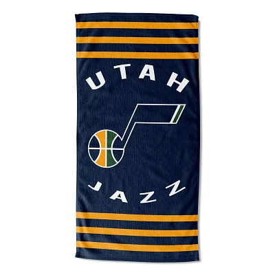 TheNorthwest Utah Jazz Stripes Beach Towel