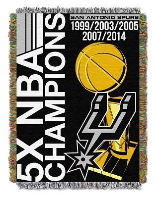 TheNorthwest San Antonio Spurs 48'' x 60'' Commemorative Woven Throw