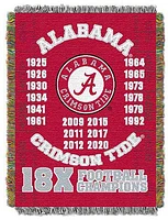 Northwest Alabama Crimson Tide 48'' x 60'' Woven Throw