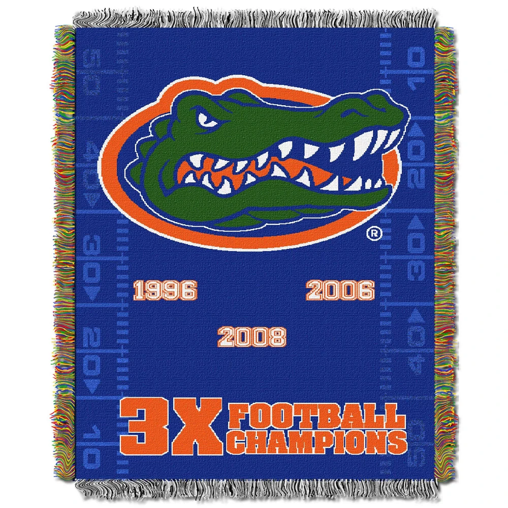 Northwest Florida Gators 48'' x 60'' Woven Throw