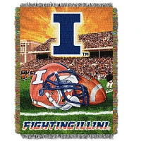 Northwest Illinois Fighting Illini 48'' x 60'' Woven Throw