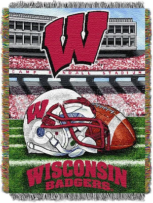 Northwest Wisconsin Badgers 48'' x 60'' Woven Throw