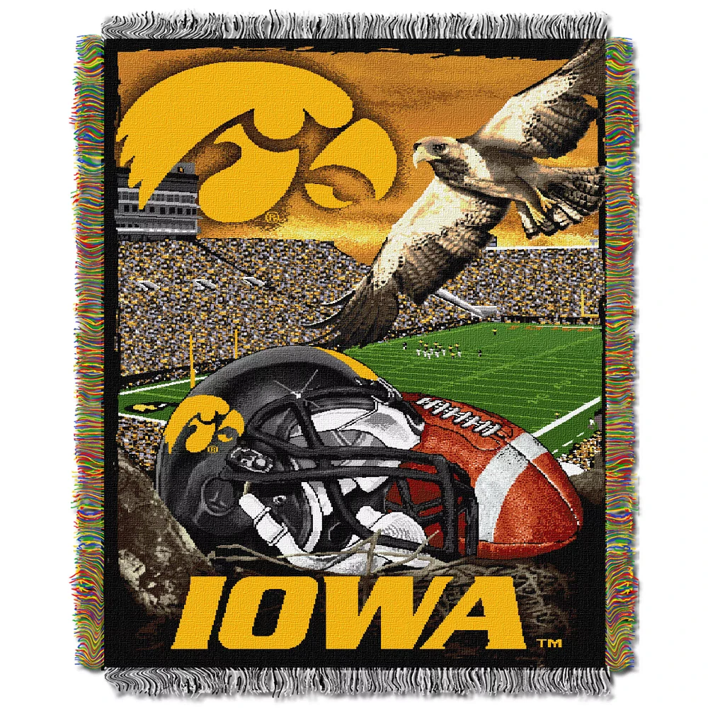 Northwest Iowa Hawkeyes 48'' x 60'' Woven Throw