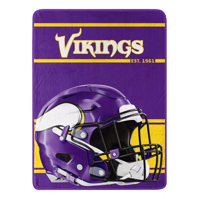 Minnesota Vikings Slant Raschel Blanket