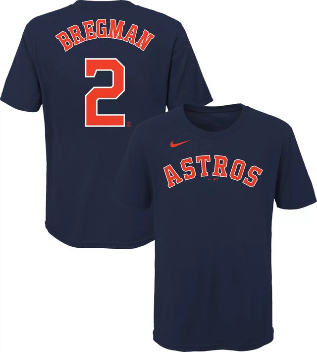 Dick's Sporting Goods Nike Youth Toddler Houston Astros Alex Bregman #2  Orange T-Shirt