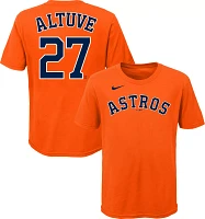 Nike Youth Houston Astros Jose Altuve #27 Orange T-Shirt