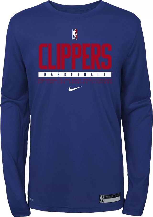 La Clippers Youth Nike Clippers Practice Statement T-Shirt