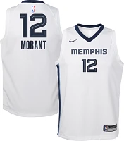 Nike Youth Memphis Grizzlies Ja Morant Dri-FIT Swingman White Jersey