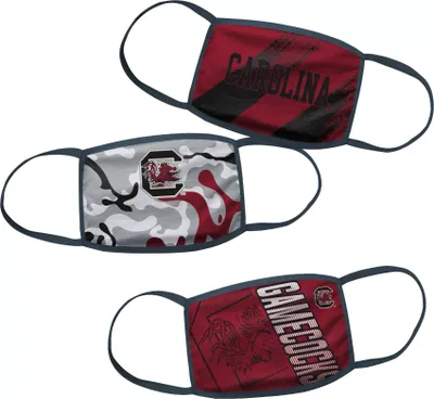 Gen2 Boys' South Carolina Gamecocks 3-Pack Face Coverings