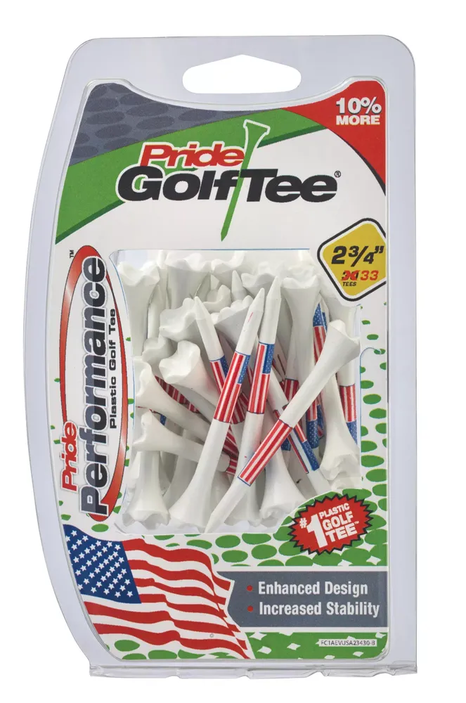 Pride 3.25'' American Flag Golf Tees - 33 Pack