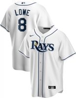 Men's Nike Gray Tampa Bay Rays Road Replica Team Jersey