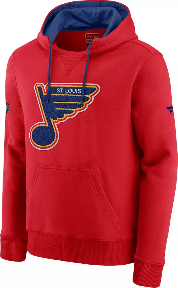 St Louis Blues Hoodie YOUTH NHL Team Logo Pullover Fleece Red