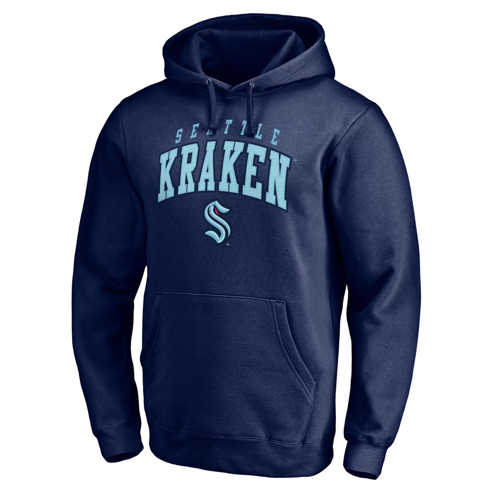 Dick's Sporting Goods NHL Men's Seattle Kraken Logo Long Sleeve Navy Shirt