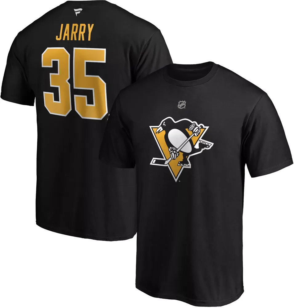 NHL Men's Pittsburgh Penguins Tristan Jarry #35 Black Player T-Shirt