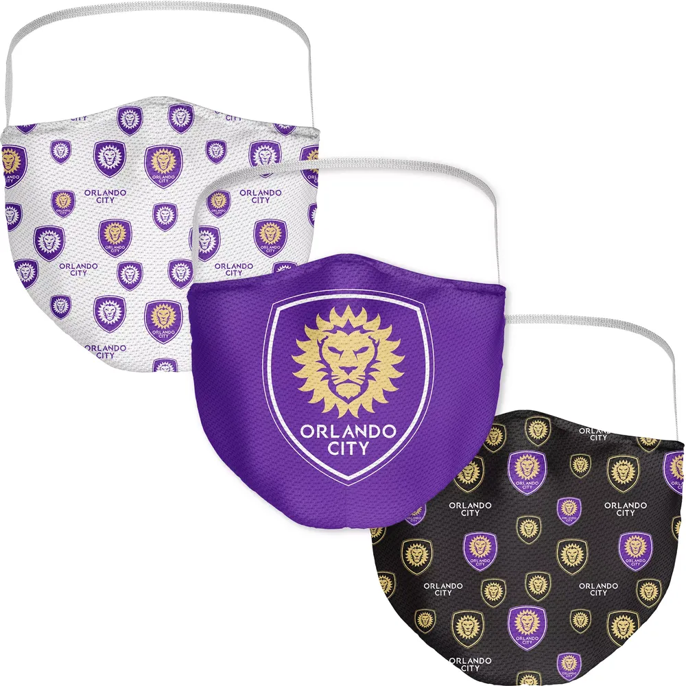 Orlando City 3-Pack Face Coverings