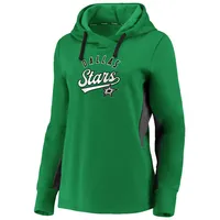 NHL Women's Dallas Stars Game Ready Green Pullover Sweatshirt